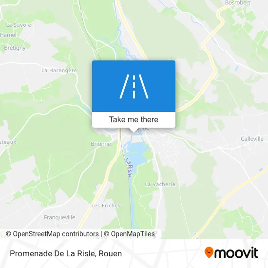 Promenade De La Risle map