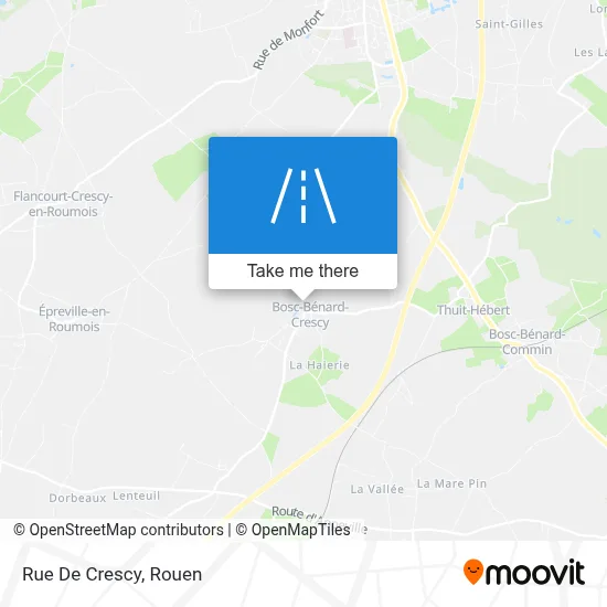 Rue De Crescy map