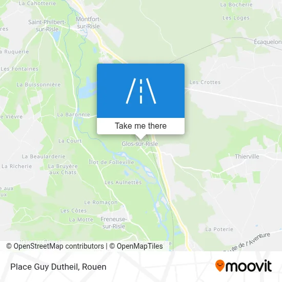 Place Guy Dutheil map