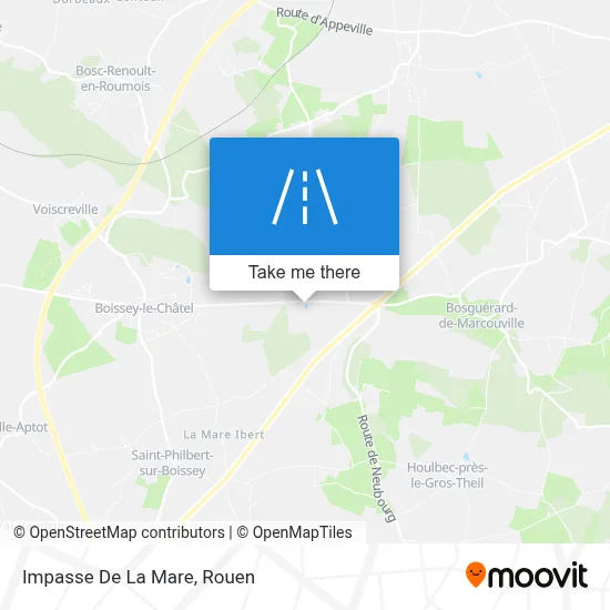 Impasse De La Mare map