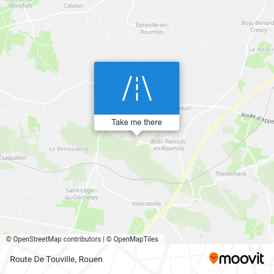 Route De Touville map