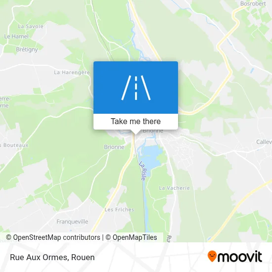 Mapa Rue Aux Ormes