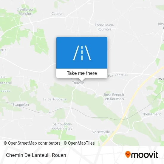 Chemin De Lanteuil map