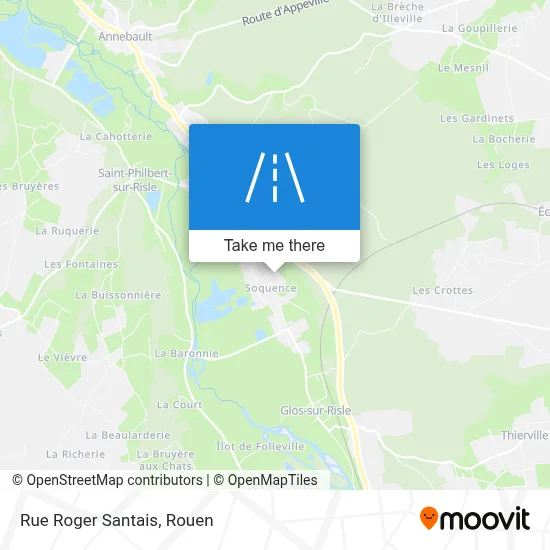 Mapa Rue Roger Santais