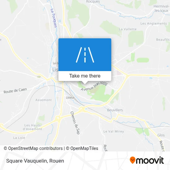Square Vauquelin map