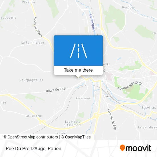 Rue Du Pré D'Auge map