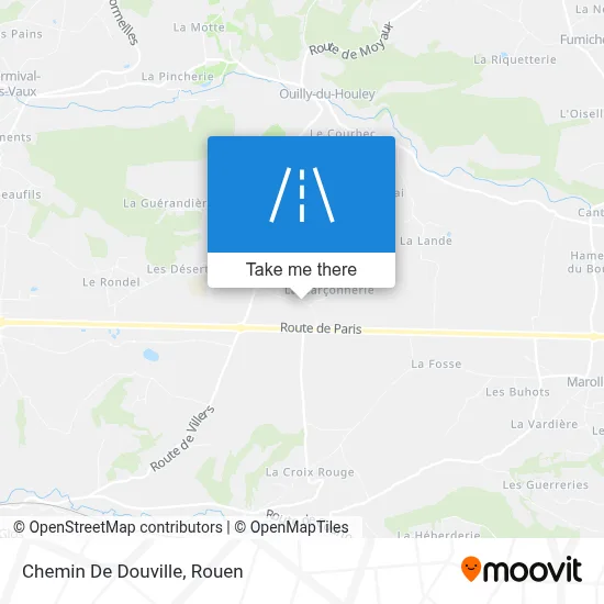 Chemin De Douville map