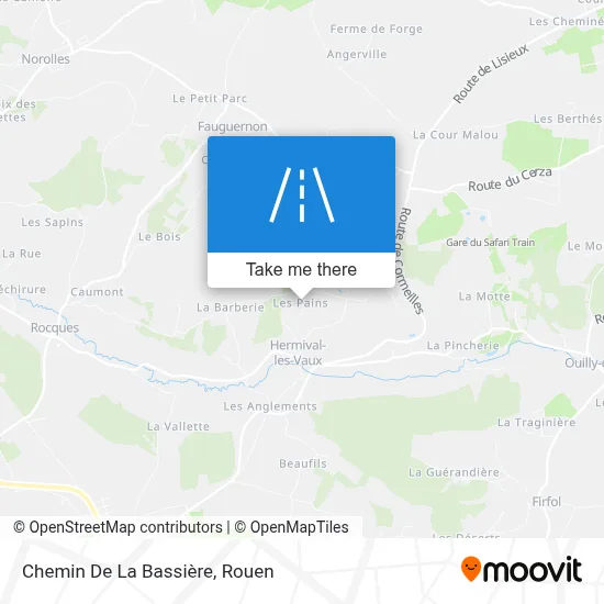 Chemin De La Bassière map