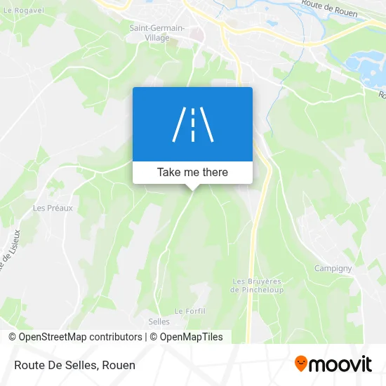 Route De Selles map