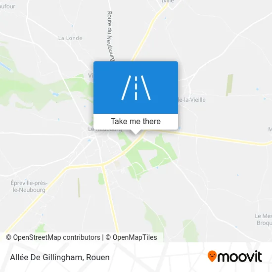 Allée De Gillingham map
