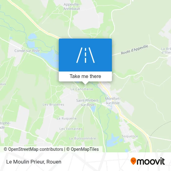 Le Moulin Prieur map