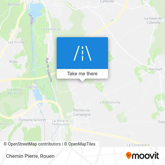 Mapa Chemin Pierre