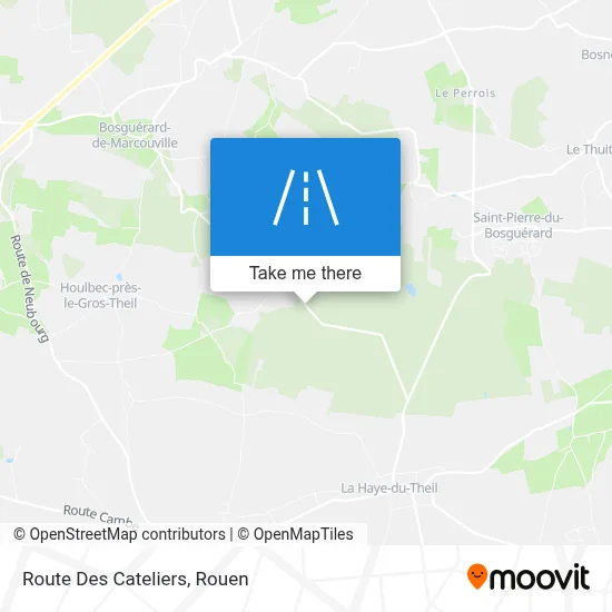 Route Des Cateliers map