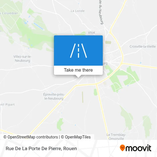 Rue De La Porte De Pierre map