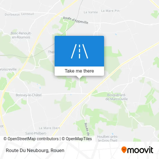 Route Du Neubourg map