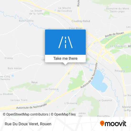Rue Du Doux Veret map