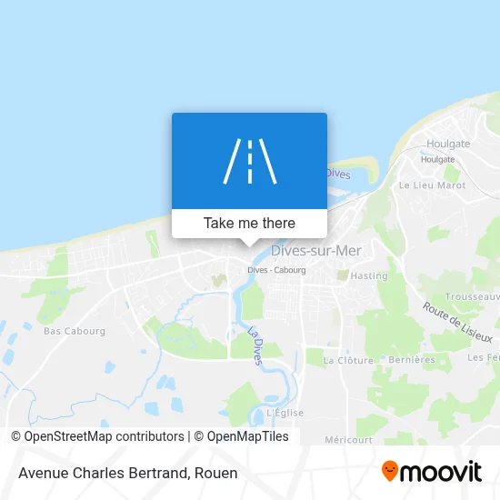 Avenue Charles Bertrand map