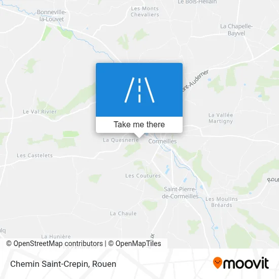 Chemin Saint-Crepin map