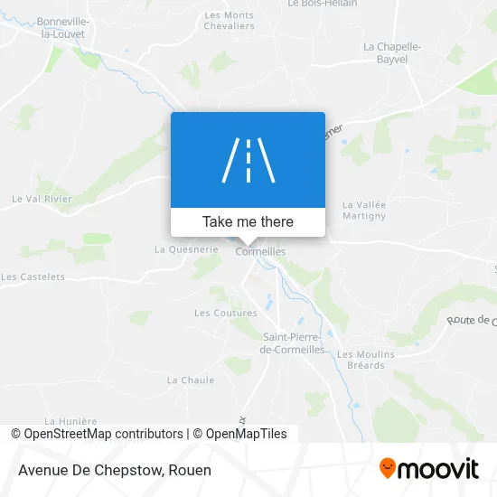 Avenue De Chepstow map