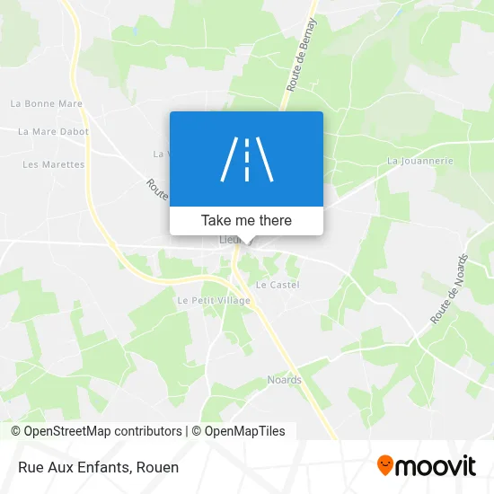 Rue Aux Enfants map
