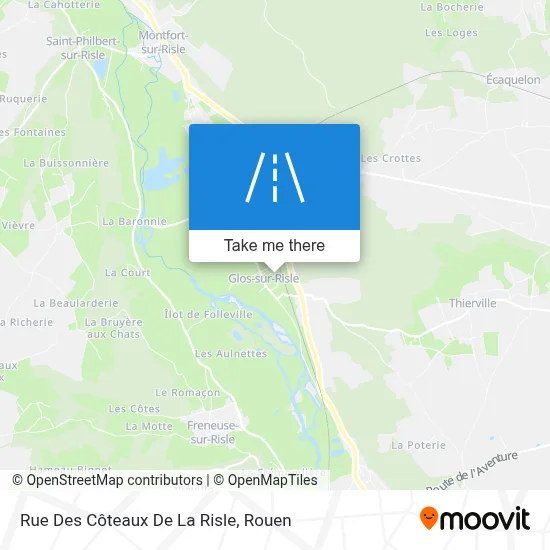Rue Des Côteaux De La Risle map
