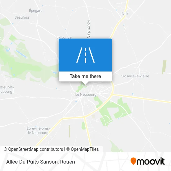 Allée Du Puits Sanson map