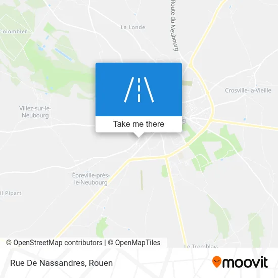 Rue De Nassandres map