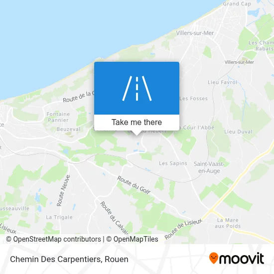 Chemin Des Carpentiers map