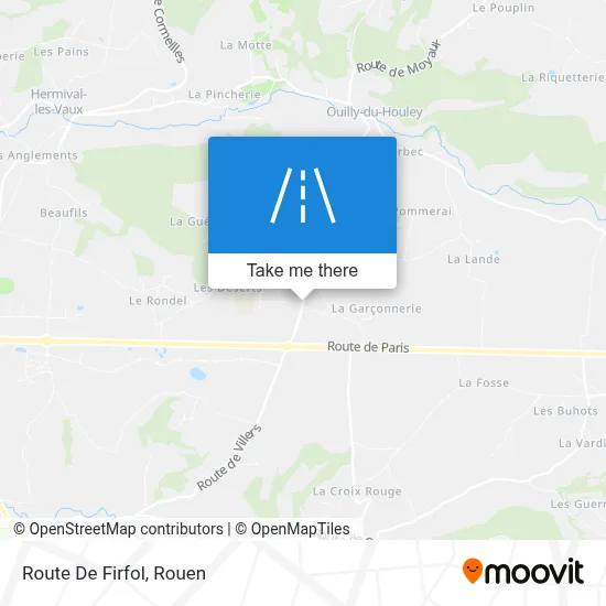 Route De Firfol map