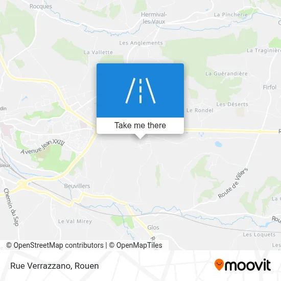 Mapa Rue Verrazzano