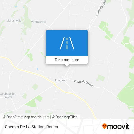Chemin De La Station map