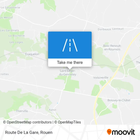 Route De La Gare map