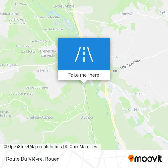 Route Du Vièvre map
