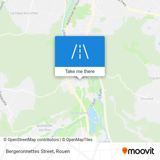 Rue Des Bergeronnettes map