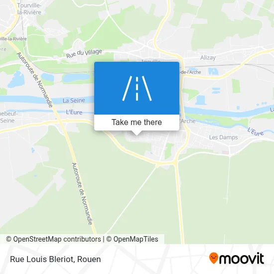 Rue Louis Blériot map