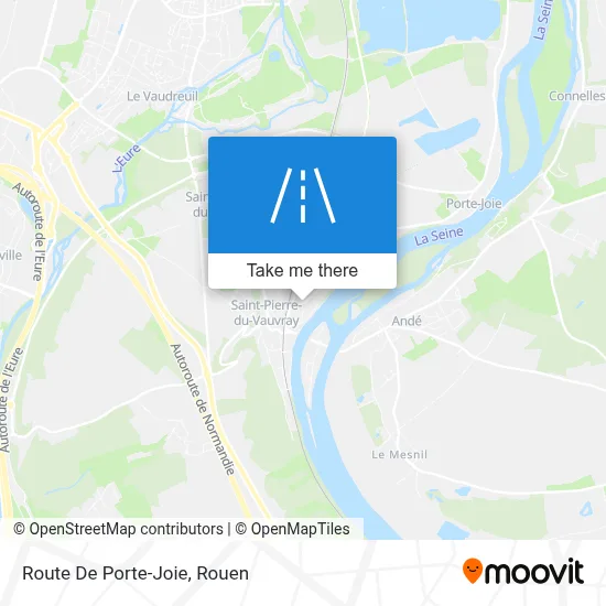 Route De Porte-Joie map