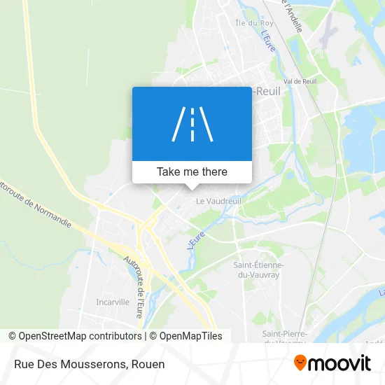 Mapa Rue Des Mousserons