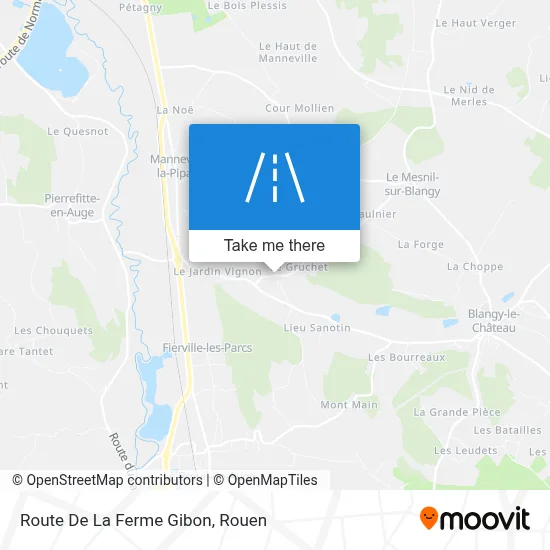 Route De La Ferme Gibon map