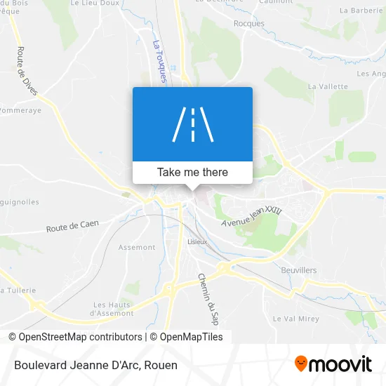 Boulevard Jeanne D'Arc map