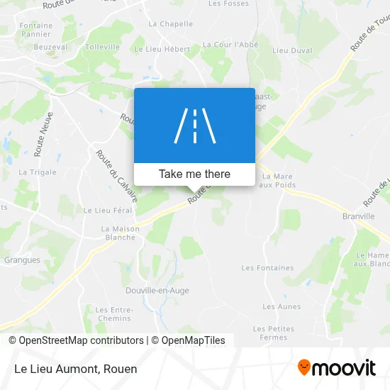 Le Lieu Aumont map