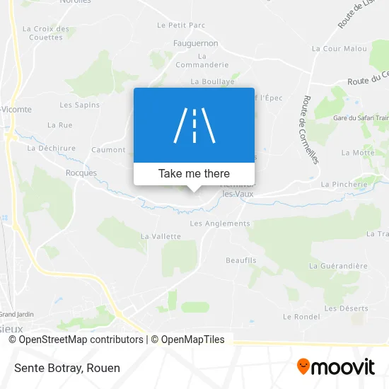 Sente Botray map