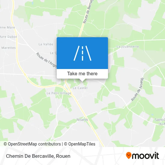 Chemin De Bercaville map