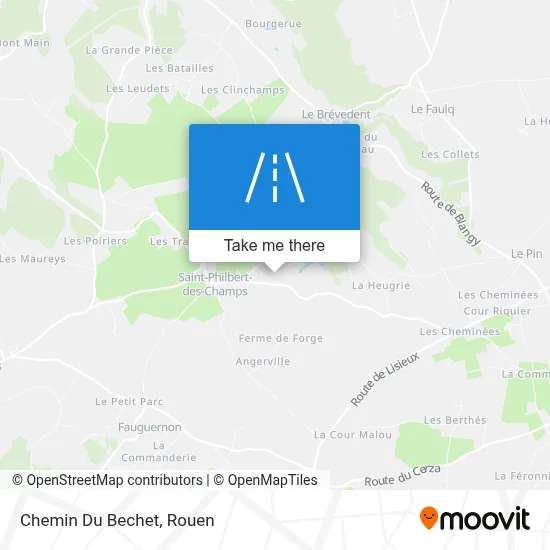 Mapa Chemin Du Bechet