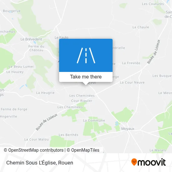 Chemin Sous L'Église map