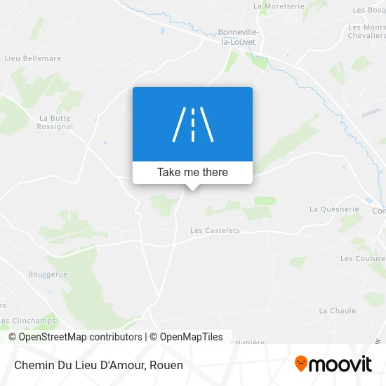 Chemin Du Lieu D'Amour map