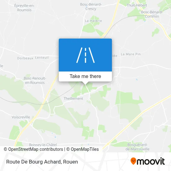 Route De Bourg Achard map