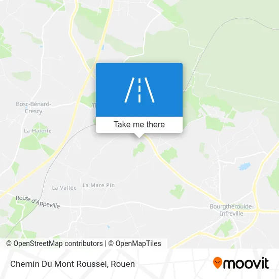 Chemin Du Mont Roussel map