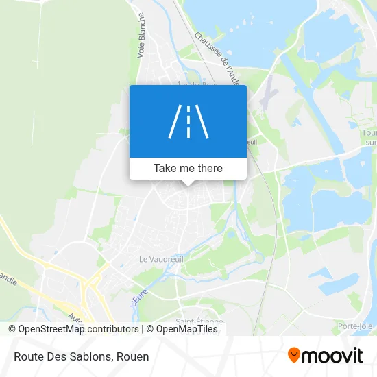 Route Des Sablons map