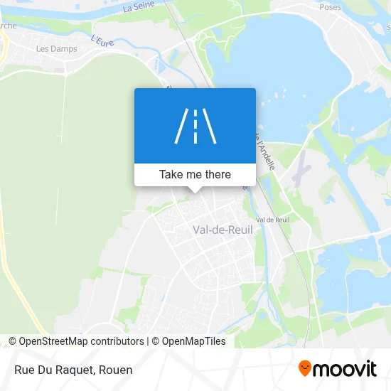 Rue Du Raquet map