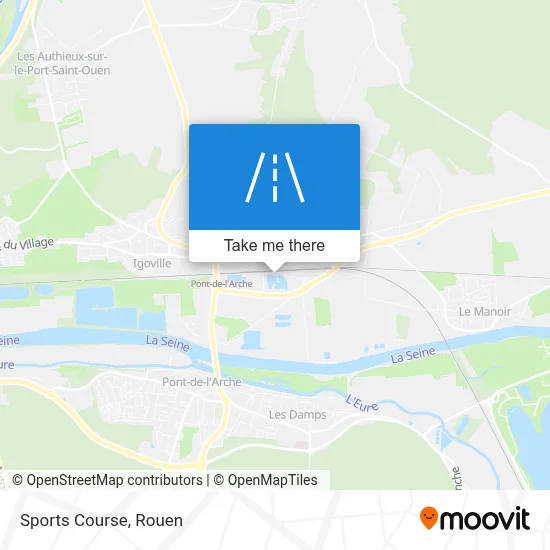 Parcours Sportif map